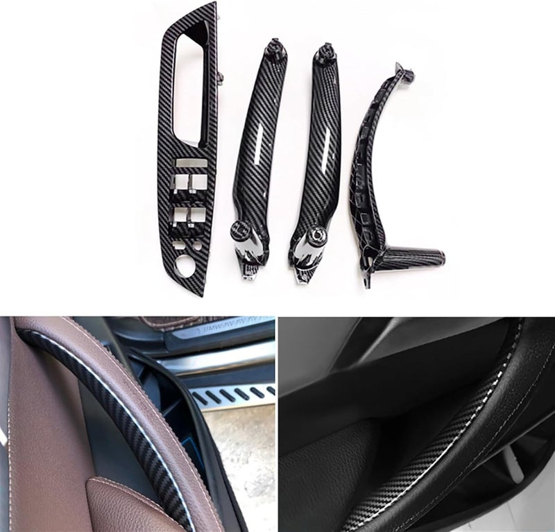 Yurefax Carbon Fiber Window Lift Switch Panel Trim for BMW - Image 3