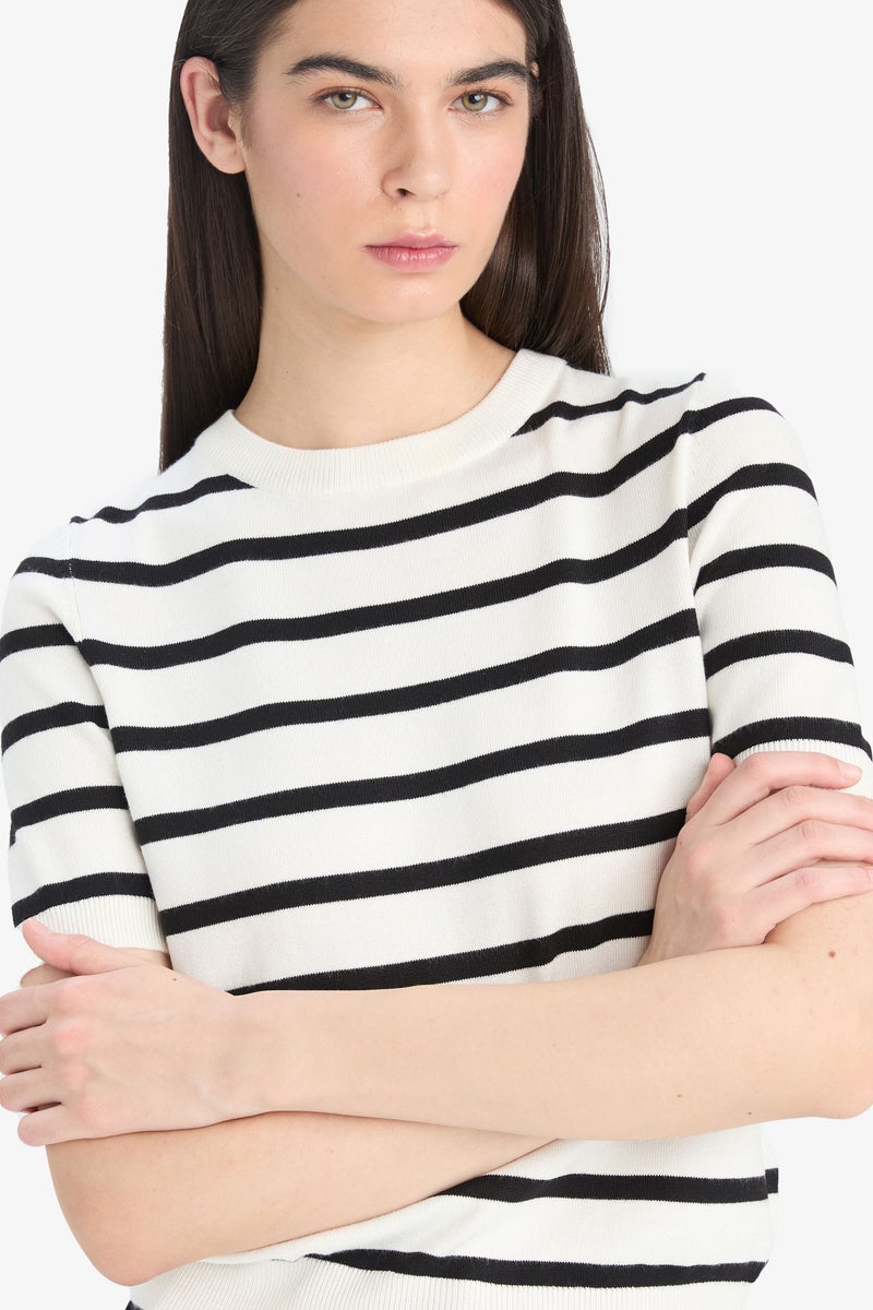 DeFacto Woman Regular Fit Crew Neck Pullover Casual - Image 1