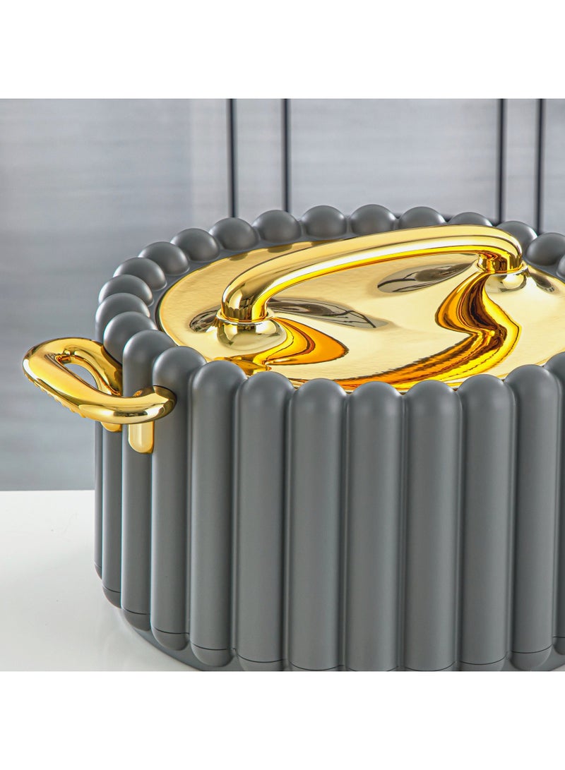 طقم حافظات طعام فاخرة مكونه من 3 قطع مقاس 1500 -2000-2500 - Image 2