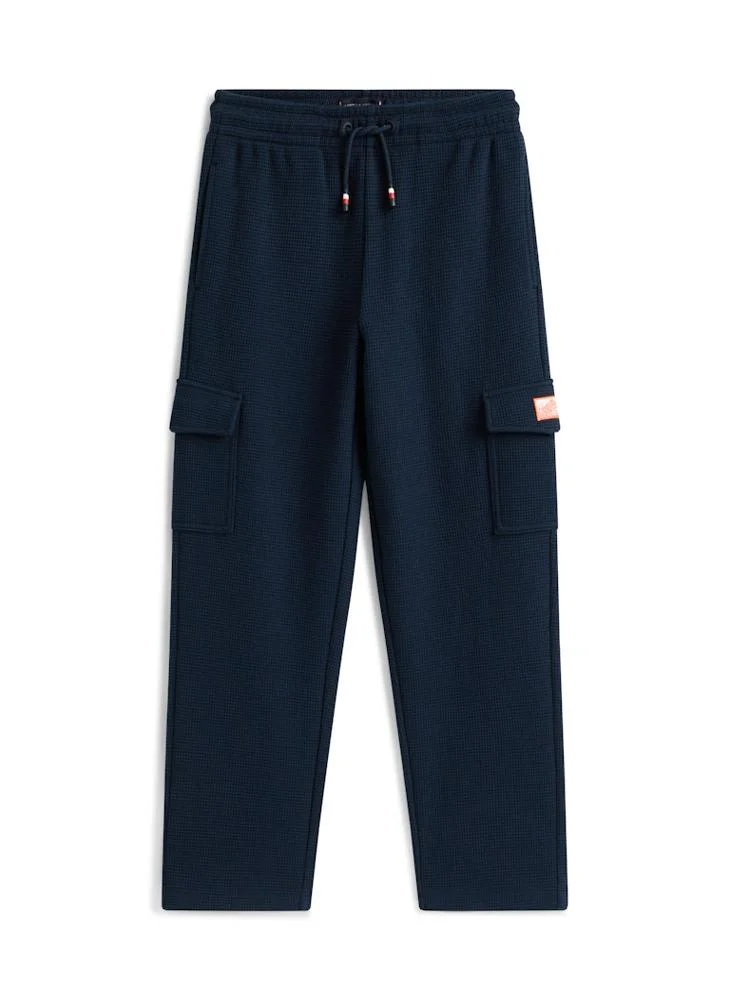 TOMMY HILFIGER Kids Texture Cargo Sweatpants