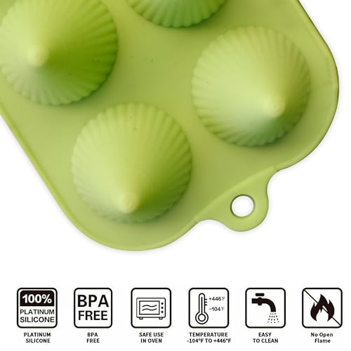 MoldBerry Candle Mould Making Cone Shape Line Silicone Mold for Chocolate Cake Decoration Tray Bakeware Diwali Gift Pack of 1 (Random Color) - Image 5