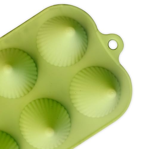 MoldBerry Candle Mould Making Cone Shape Line Silicone Mold for Chocolate Cake Decoration Tray Bakeware Diwali Gift Pack of 1 (Random Color) - Image 3