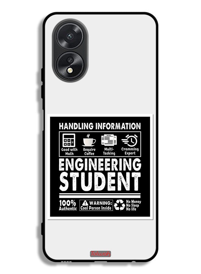 Tolwak Oppo A38 Protective Case Cover Engineering Student Sticker - Image 1