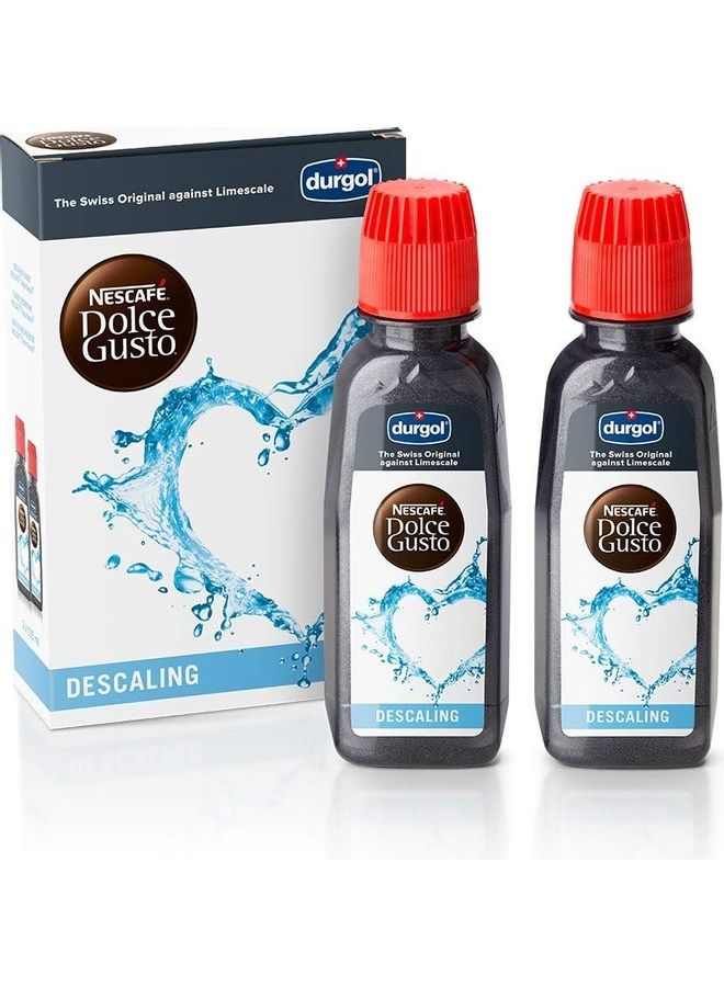 Nescafe Pack of 2 Durgol Water Descaler for Dolce Gusto Machines blue 125ml - Image 2