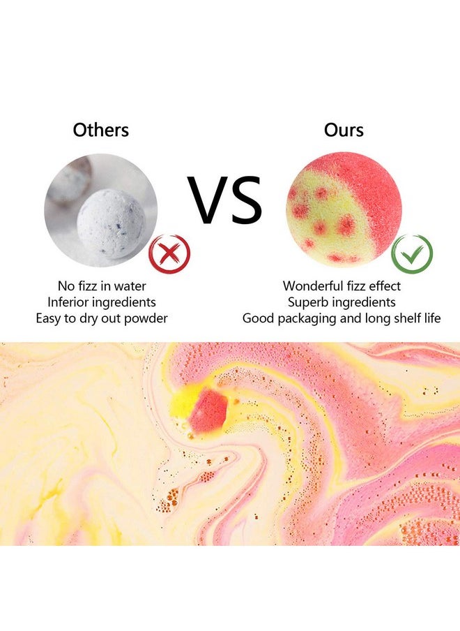 nagaliving Bath Bombs Gift Set, 10 Organic Bubble Bombs, For Valentine’S Day, Christmas  - Image 3