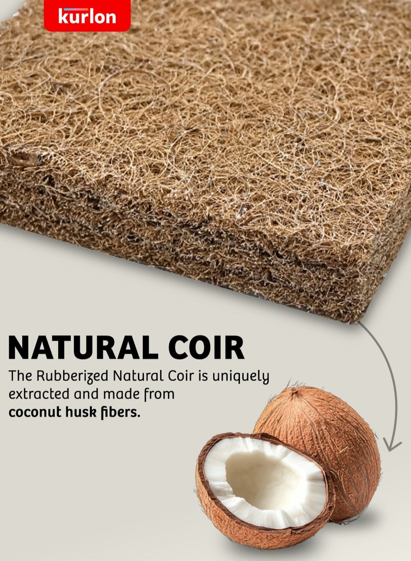 Kurlon Kurlon Aaram Mattress | Tri-Fold Mattress | Travel Mattress | Medium-Firm Support | Rubberized Natural Coir | Compact & Easy Storage | Single Size | 190x90x10 Cms |  - Image 3