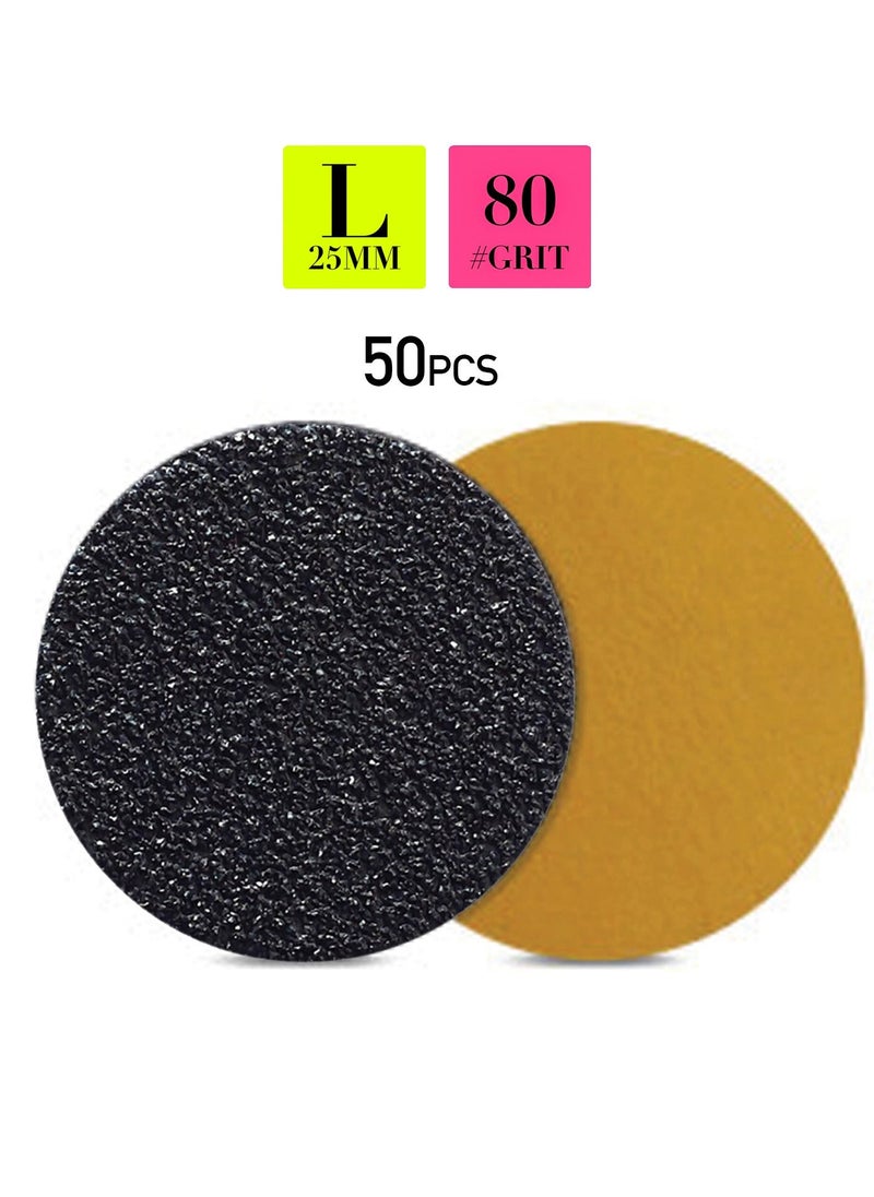 brunson Foot Sanding Paper Disposable Foot Sanding Paper Discs Pad for Electric Foot File Grinding Pedicure Tool 50pcs  - Image 3