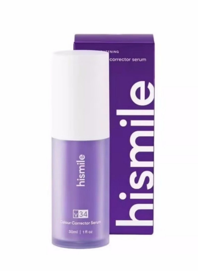 HiSmile Teeth Color Corrector, Purple Teeth Brightening Toothpaste, Remove Stains, Teeth Brightening Purple Toothpaste, Remove Coffee, Stains, Yellow Teeth (30ml） - Image 5