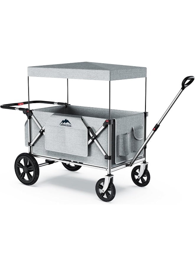 MAIZOA Foldable Wagon Stroller for 2 Kids - Image 1