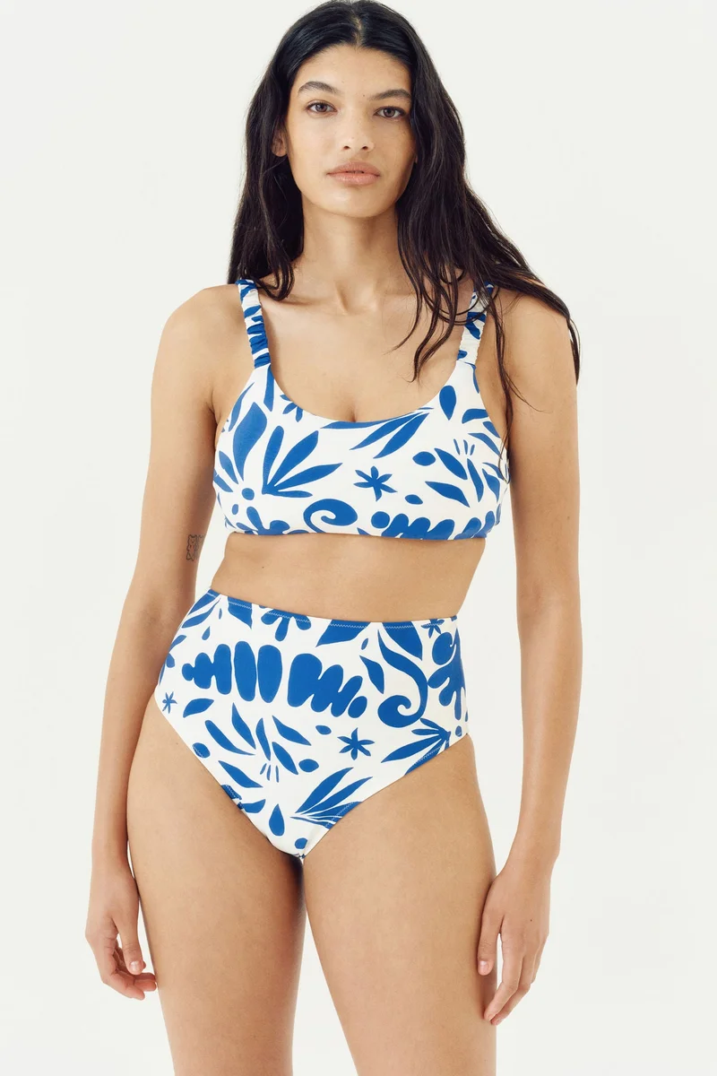 اتش اند ام سروال بيكيني بخصر عالي