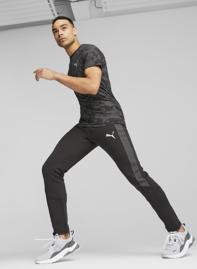 PUMA EVOSTRIPE Mens Black Sweatpants - Image 1