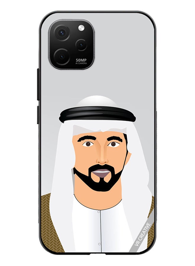 VR CREATIVE Protective Case Cover For Huawei Nova Y61 Sheikh Hamdan Bin Mohammed Bin Rashid Al Maktoum Design Multicolour - Image 1