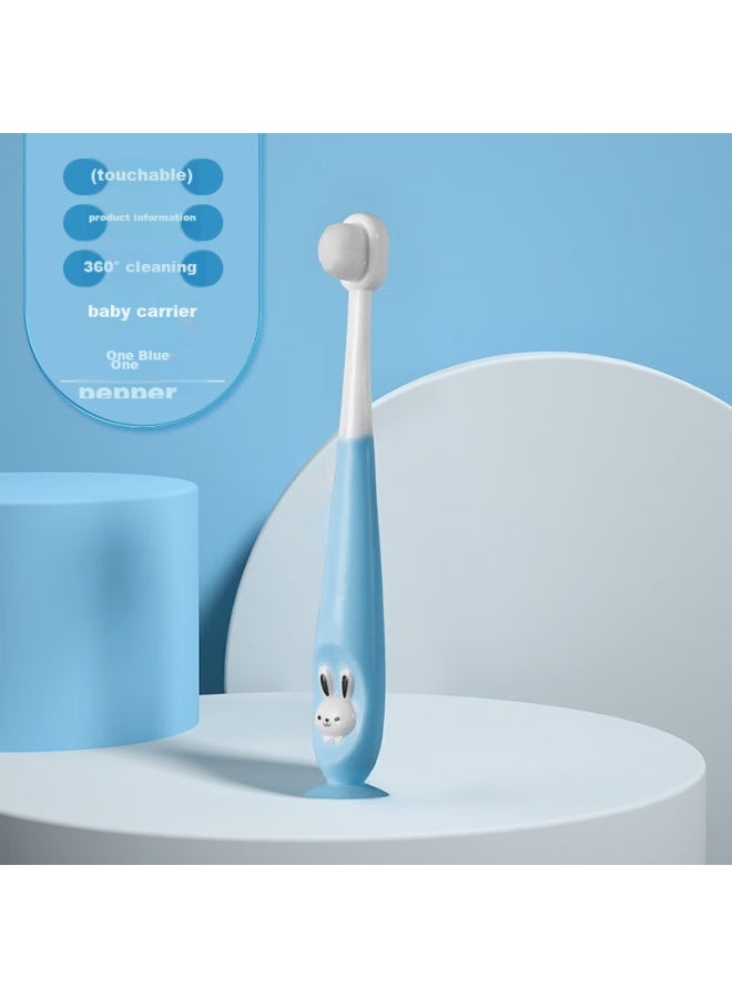 Doctor Ma Children's Toothbrush For Ages 3-6 Soft Bristles Oral Cleaning Baby Training Brush Set Of 3 - Image 5