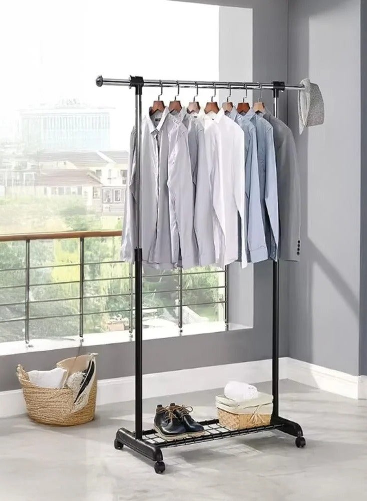 إستلو علاقة ملابس متعددة الاستخدامات بعجلات - تصميم عملي وأنيق - Image 1