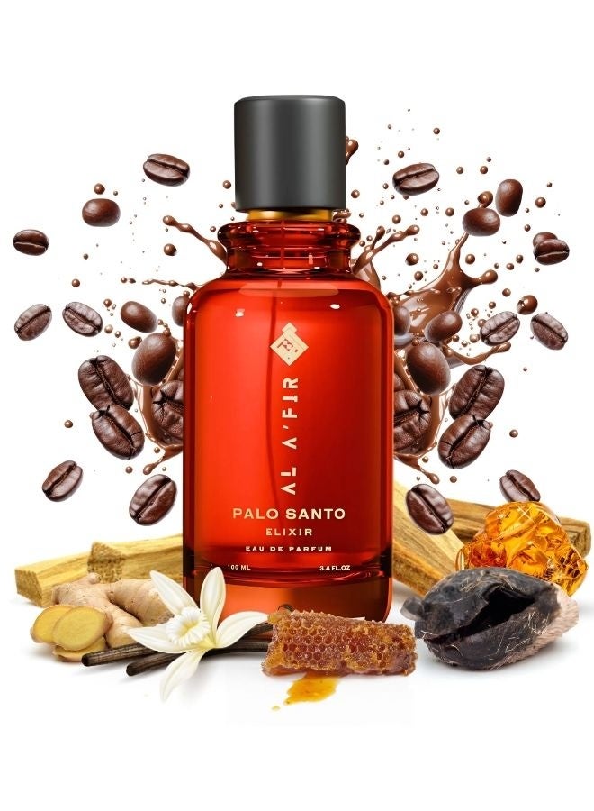 العافر عطر الفير بالو سانتو إكسير - عطر دافئ، خشبي وحار للرجال والنساء | عطر فاخر يدوم طويلاً - 100 مل - Image 1