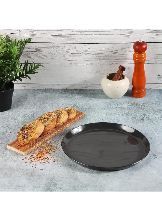 Vinod Hard Anodized Aluminium Microwave Tawa (25 cm, Black) - Image 5
