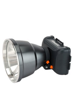 GEEPAS Rechargeable LED Headlamp|Lithium Battery and Easy to Use|Compact,Portable and Light-Weight Design|Strong,Low and Flashing Light,Perfect for Camping, Hiking, Cycling, Fishing, etc.|GHL51093 Black  - Image 1