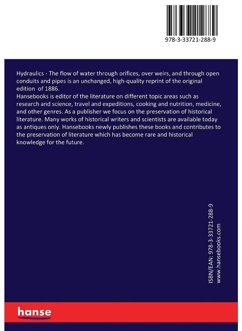 Hydraulics: The flow of water through orifices, over weirs, and through open conduits and pipes  - Image 2