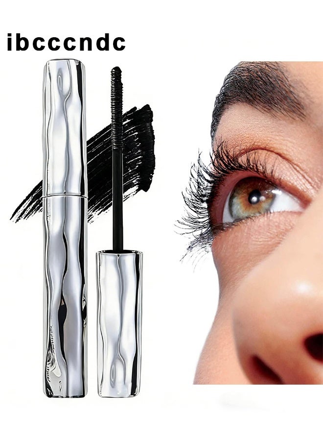 ibcccndc Ultra-Fine Lengthening Waterproof Quick-Dry Mascara, Tubular Eyelash Primer, Waterproof Quick Drying Curling Mascara, Wand Mascara 3D Curling Eyelash Long Lasting Smudge Proof No Flaking - Image 1