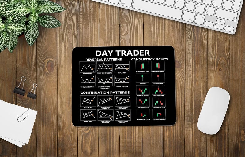 Designfullprint Day Trader Mouse Mat Large Gaming Pad for Mouse and Keyboard Mouse Mat Pad QDH - Image 5