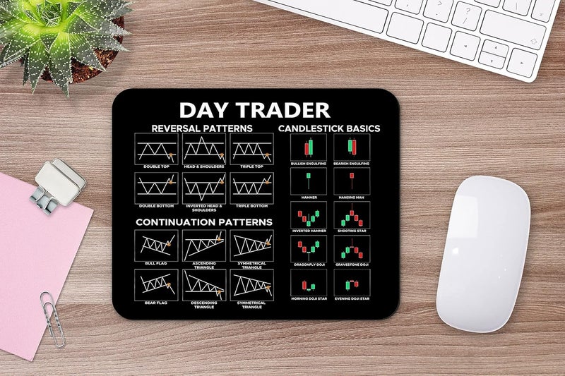 Designfullprint Day Trader Mouse Mat Large Gaming Pad for Mouse and Keyboard Mouse Mat Pad QDH - Image 3