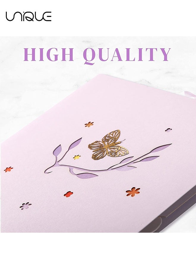 Greeting Card,3D Card, Pop Up Card, Romantic Theme Cards, Anniversary Cards for Wife Girlfriend Mother, Birthday Cards, Happy Holidays, Spring Card, Season's Greetings (Flying Butterfly)