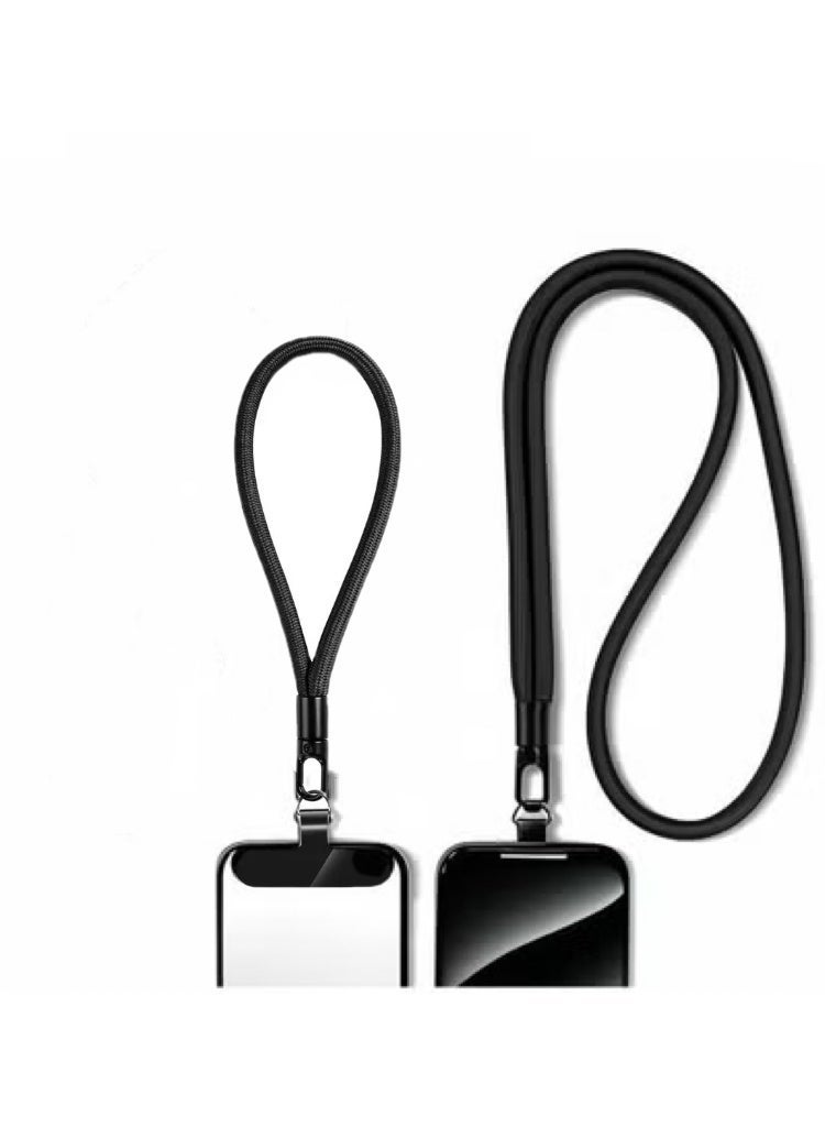 2 قطعة حامل هاتف محمول سلسلة حبل عنق سلسلة هاتف إكسسوارات الهواتف المحمولة - Image 1