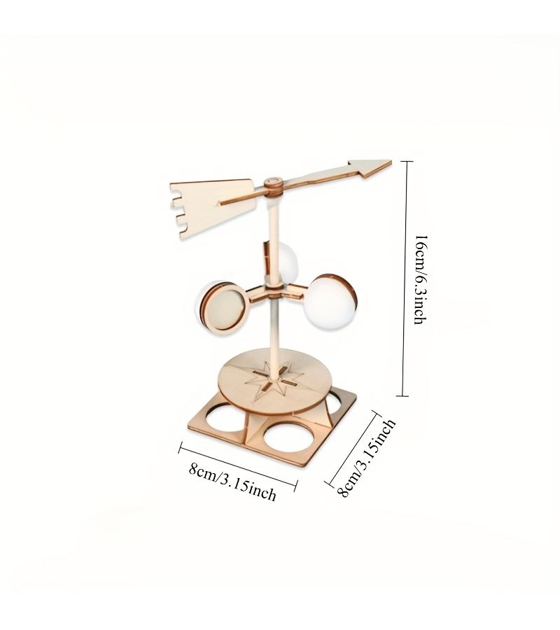 DIY Homemade Wind Vane Science Experiment Student Direction Indicator - Image 2