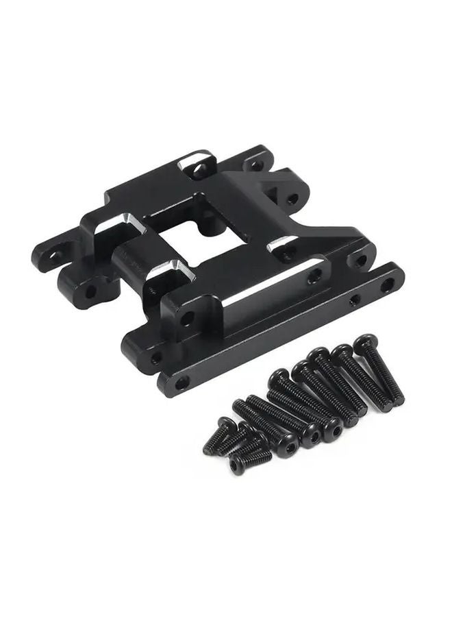 Black TRX4m Skid Plate Aluminum Transmission Mount Gearbox Base Center Frame Brace for TRX4m Bronco Defender 1 18 RC Crawler Car Upgrade Parts - Image 1
