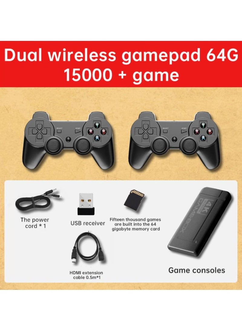 ايناوو جهاز ألعاب فيديو لاسلكي HDMI سعة 64 جيجابايت مع 15,000 لعبة - Image 1