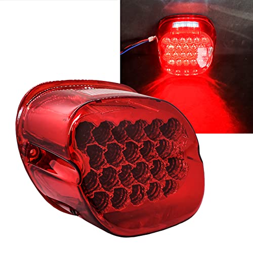 OZ-USA FL Red LED Tail Brake Light Compatible with Harley Touring Electra FLTR Road King Glide FLHTCU I - Image 3