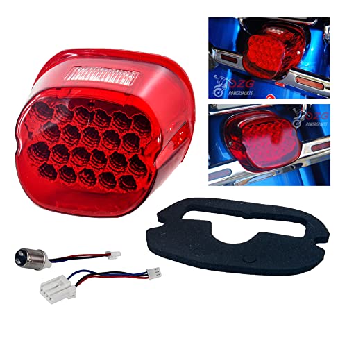 OZ-USA FL Red LED Tail Brake Light Compatible with Harley Touring Electra FLTR Road King Glide FLHTCU I - Image 4