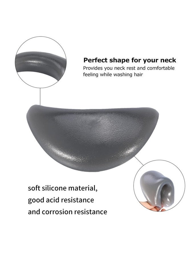 Jonlaki - Shampoo Bowl Neck Restdurable Soft Silicone Vertical Shampoo Neck Rest Cushion Pillow For Salon Hair Wash Sinkbathtub Pillow - Image 1