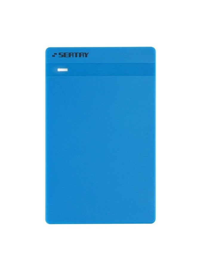 BURAQ - SEATAY HD213 Tool Free Screwless SATA 2.5 inch USB 3.0 Interface HDD Enclosure, The Maximum Support Capacity: 2TB(Blue) - Image 1