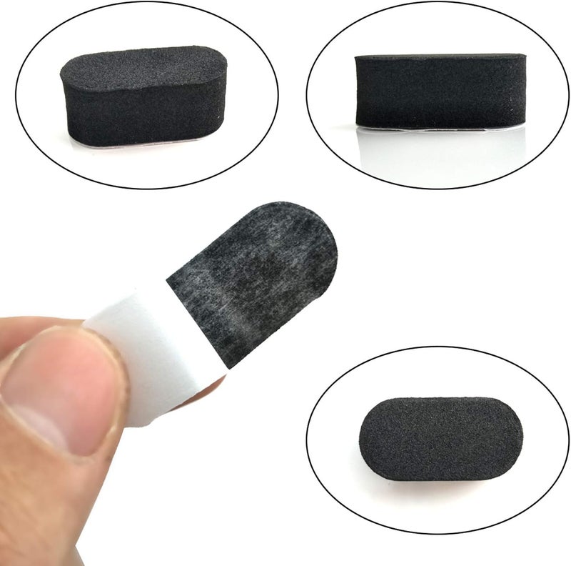 EUDAX 72 PCS FPV Black Sponge Mat Landing Skid Pad Gear AntiVibration Shockproof Foam Sticky Tape for rc multirotor Quadcopter Racing Copter Drone miniQuad - Image 4