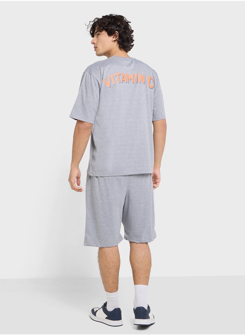 Seventy Five Graphic T-Shirts And Shorts Sets  - Image 2