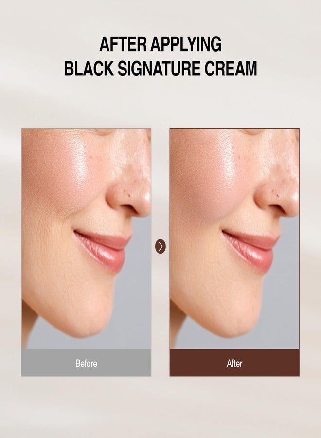 Ottie Black Signature Cream with 60% Snail Secretion Filtrate, Hydrating Korean Face Cream, Rich Moisturizer for Smooth, Supple-Looking Skin 50ml / 1.69 fl.oz - Image 3