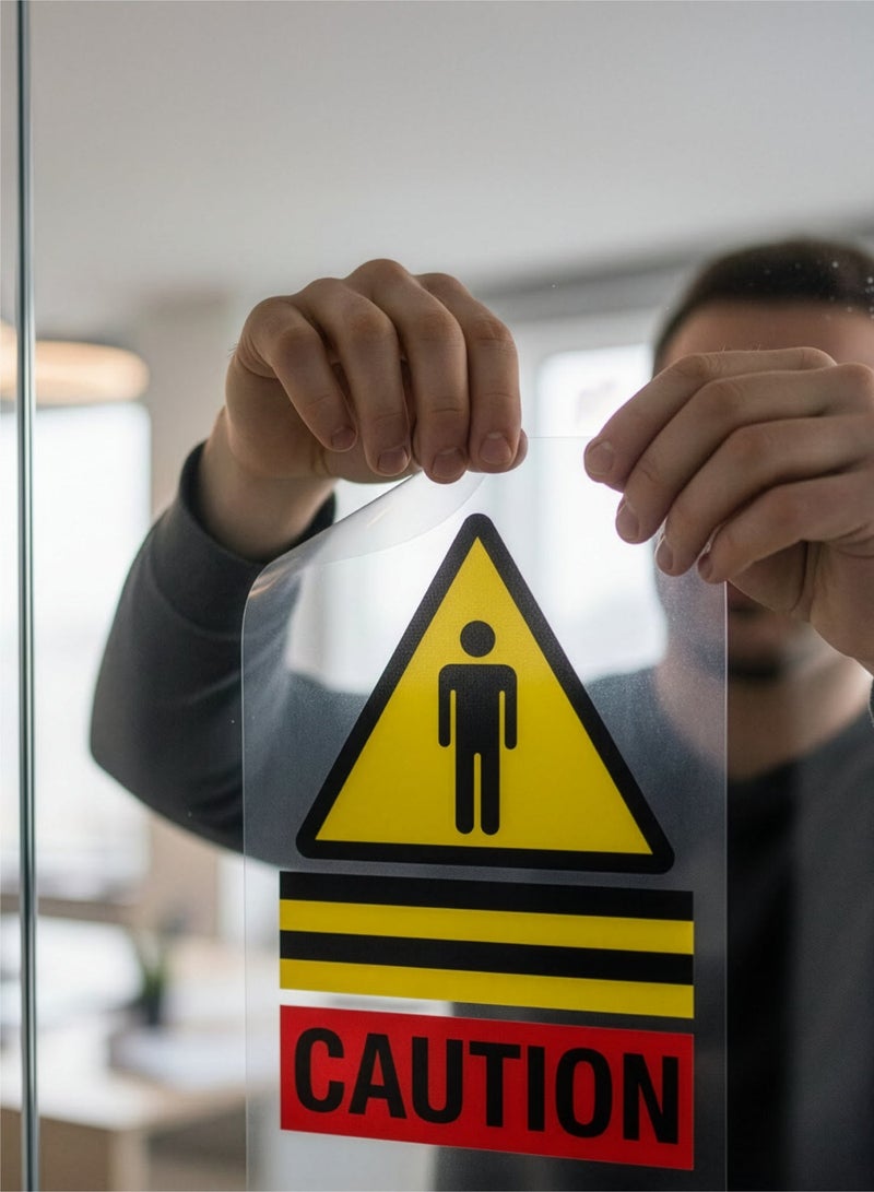 JOJO A4 Transparent Printable Sticker Paper for Inkjet Printers, Clear Adhesive Sheets, 50 Sheets - Image 2