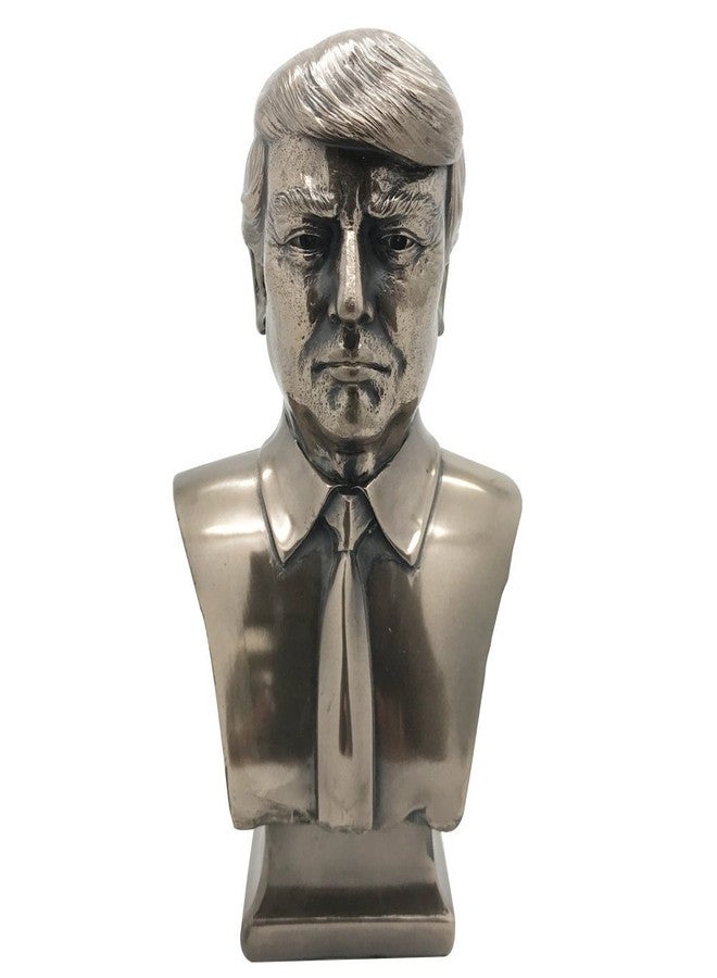 PTC US President Donald J Trump Cold Cast Bronze Bust 7.5 Inches Tall Collectible Figurine - Image 1