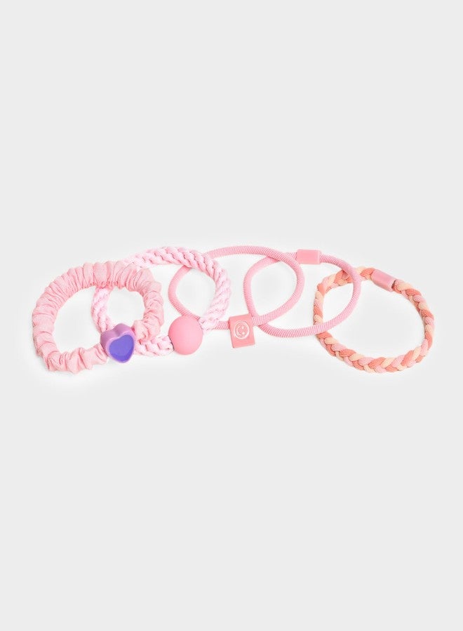 Mi Arcus Minty Fresh Braided & Beaded Hair - Pink (Pack of 5) - Image 3