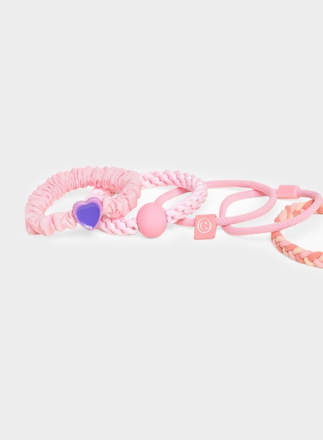 Mi Arcus Minty Fresh Braided & Beaded Hair - Pink (Pack of 5) - Image 4