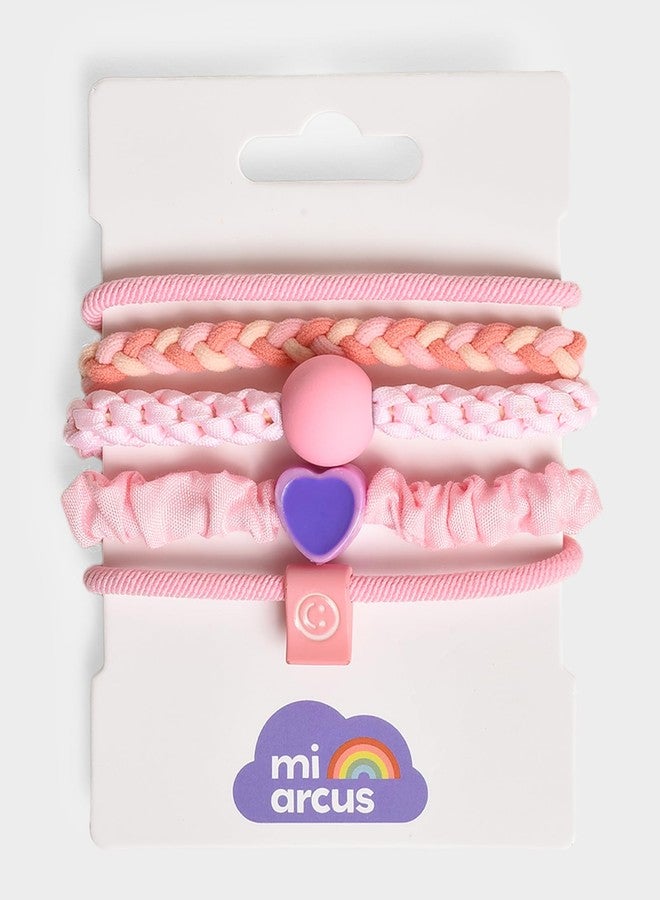 Mi Arcus Minty Fresh Braided & Beaded Hair - Pink (Pack of 5) - Image 2