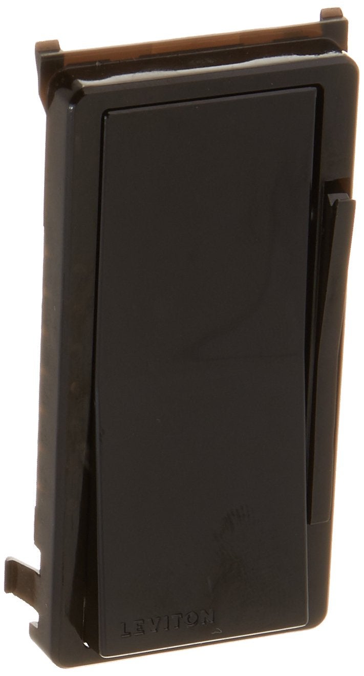 Leviton Decora Digital Dimmer Switch Color Change Faceplate with Locator Light DDKITE Black