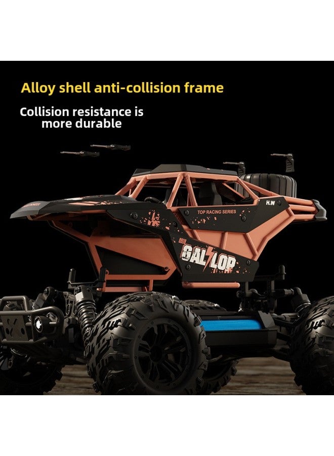 RC Remote Control Off-road Vehicle Toy Car Charging Electric Professional High-speed Four-wheel Drive Climbing Car Boy Children Racing Gift-Colour: Alloy Body 1:16 High Speed Rc Off-road Vehicle-70km-Proportion:1:16  - Image 4