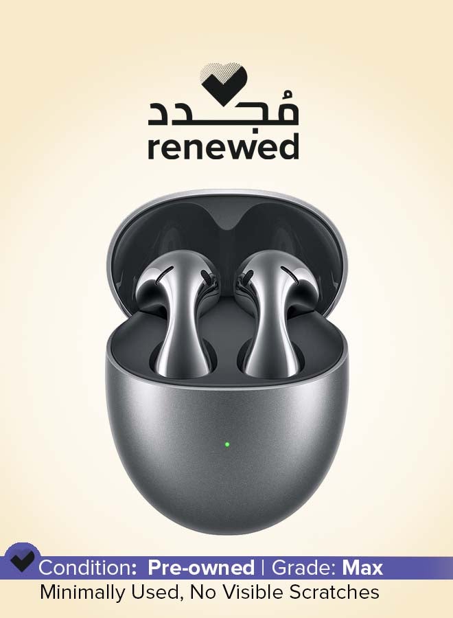 HUAWEI Renewed - Free Buds 5 Truewireless Headphones Silver Frost - Image 1