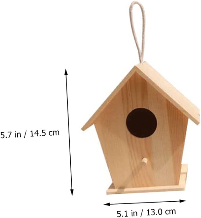 Garneck Bird Feeding Box Small Bird House for Garden Parrot Incubation Box Accessory - Image 5