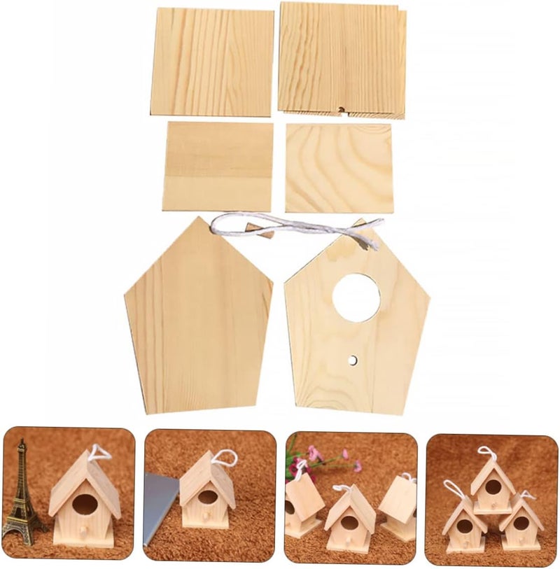 Garneck Bird Feeding Box Small Bird House for Garden Parrot Incubation Box Accessory - Image 4