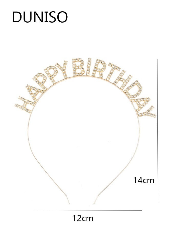 DUNISO عصابة رأس لعيد الميلاد للنساء والفتيات على شكل تاج الملكة وتاج وتيجان إكسسوارات حفلات أعياد الميلاد السعيدة - Image 3
