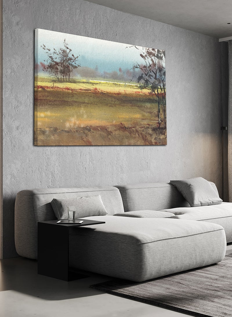 LOWHA Canvas Wall Art Stretched Over Wooden Frame with Jungle Abstract Painting - Image 2