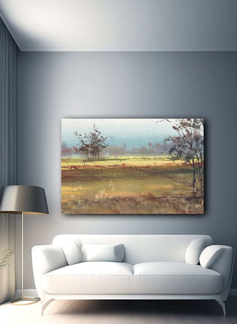 LOWHA Canvas Wall Art Stretched Over Wooden Frame with Jungle Abstract Painting - Image 5